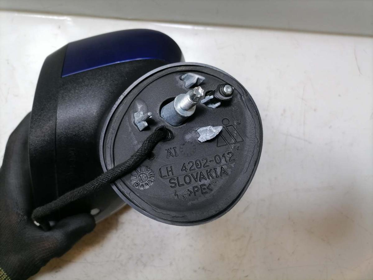 Ford Fiesta JA8 original Au&szlig;enspiegel links elektrisch anklappbar Indic Blau Metallic Bj.2016